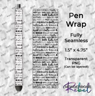 Snarky Words Pen Wraps Bundle - Monochrome Rebel