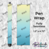 Gradient Pen Wraps - Light-Yellow-Light-Blue
