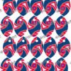 Blue Red Mod Waves Upscales