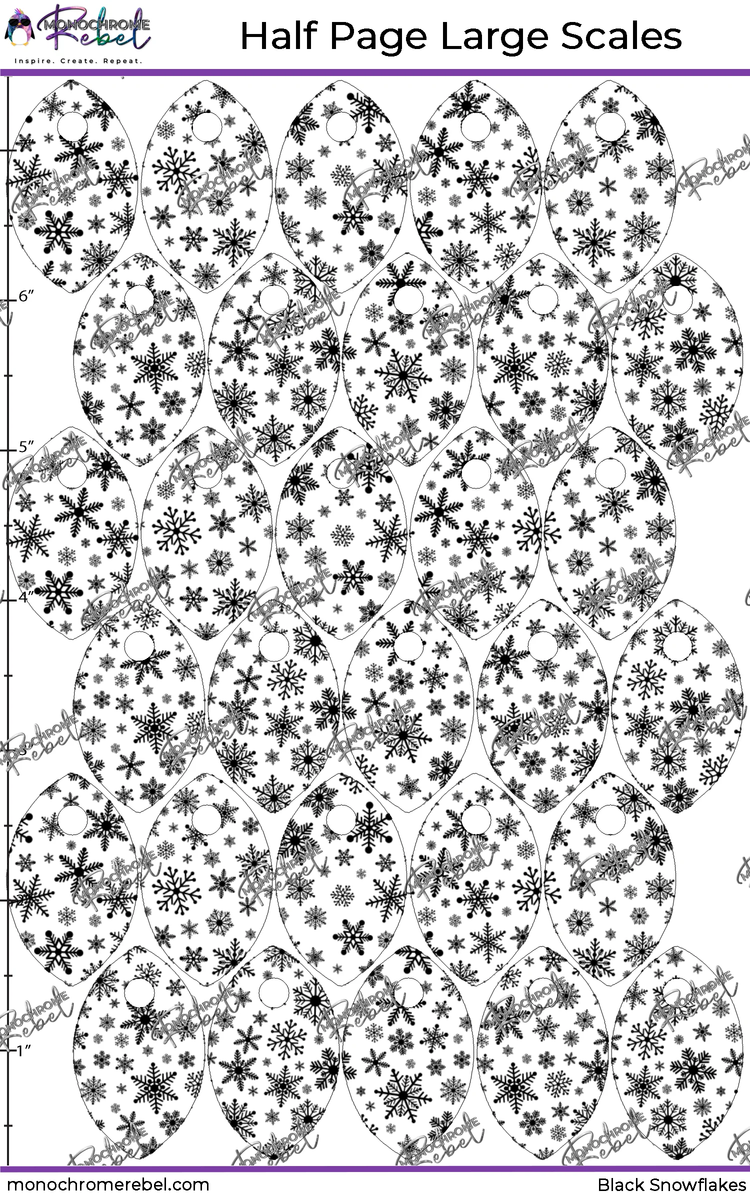 Black Snowflakes Upscales - Image 3