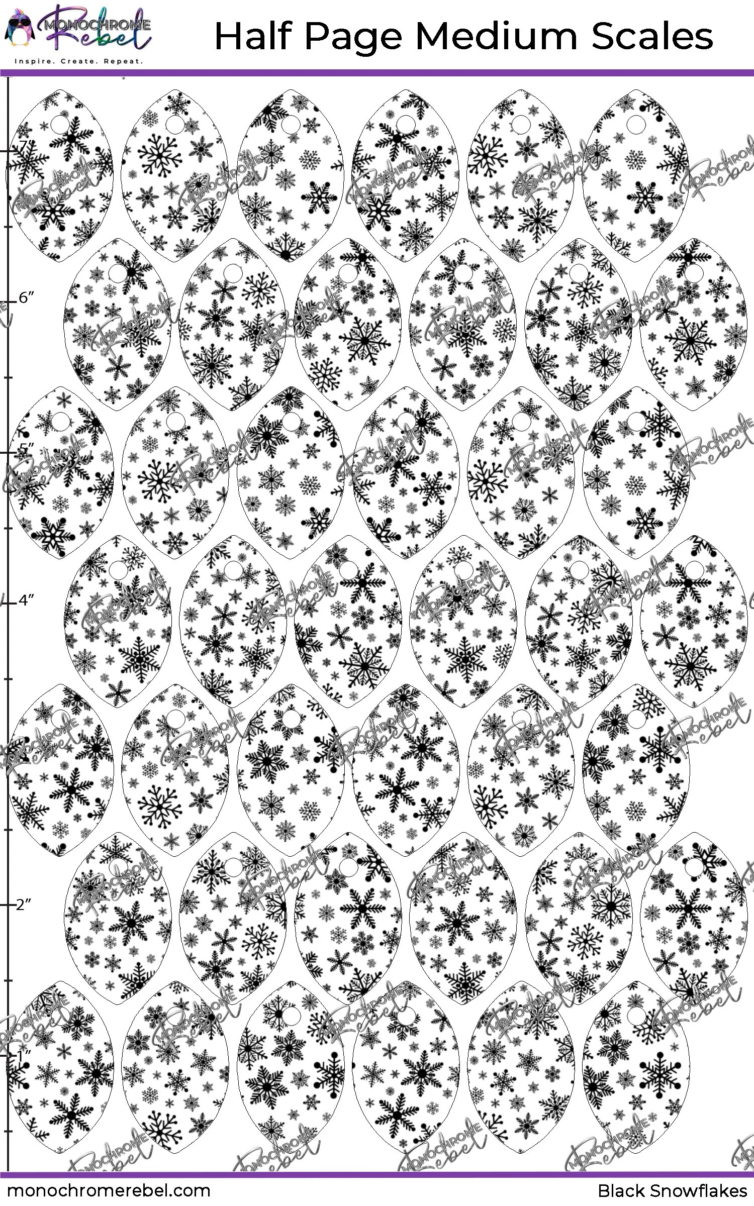 Black Snowflakes Upscales - Image 4