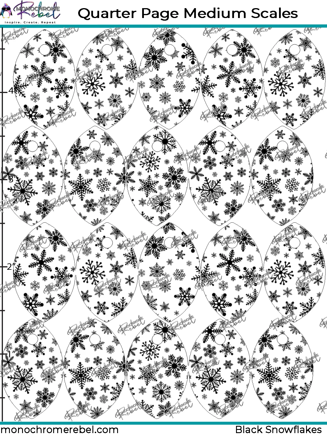 Black Snowflakes Upscales - Image 6