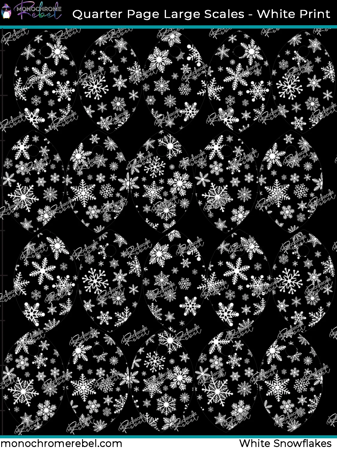 Black Snowflakes Upscales - Image 9