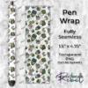 Prickly Cactus Flowers Pen Wrap