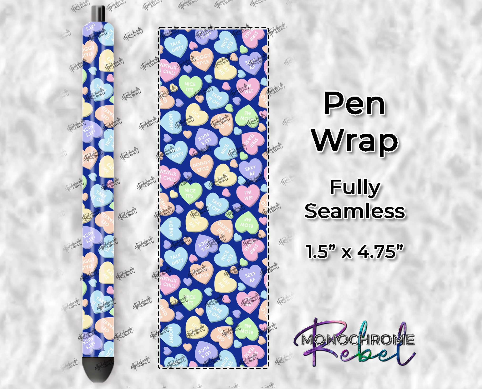 Conversation Hearts - Dirty Pen Wraps Bundle - Image 2