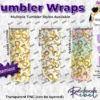 Childhood Cancer Ribbons Tumbler Wrap