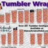 Leukemia Cancer Ribbons Colored Tumbler Wrap - Image 2
