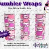 Comic Mum Pinks Tumbler Wrap